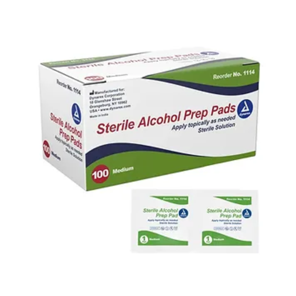 Alcohol Prep Pads 50 Count